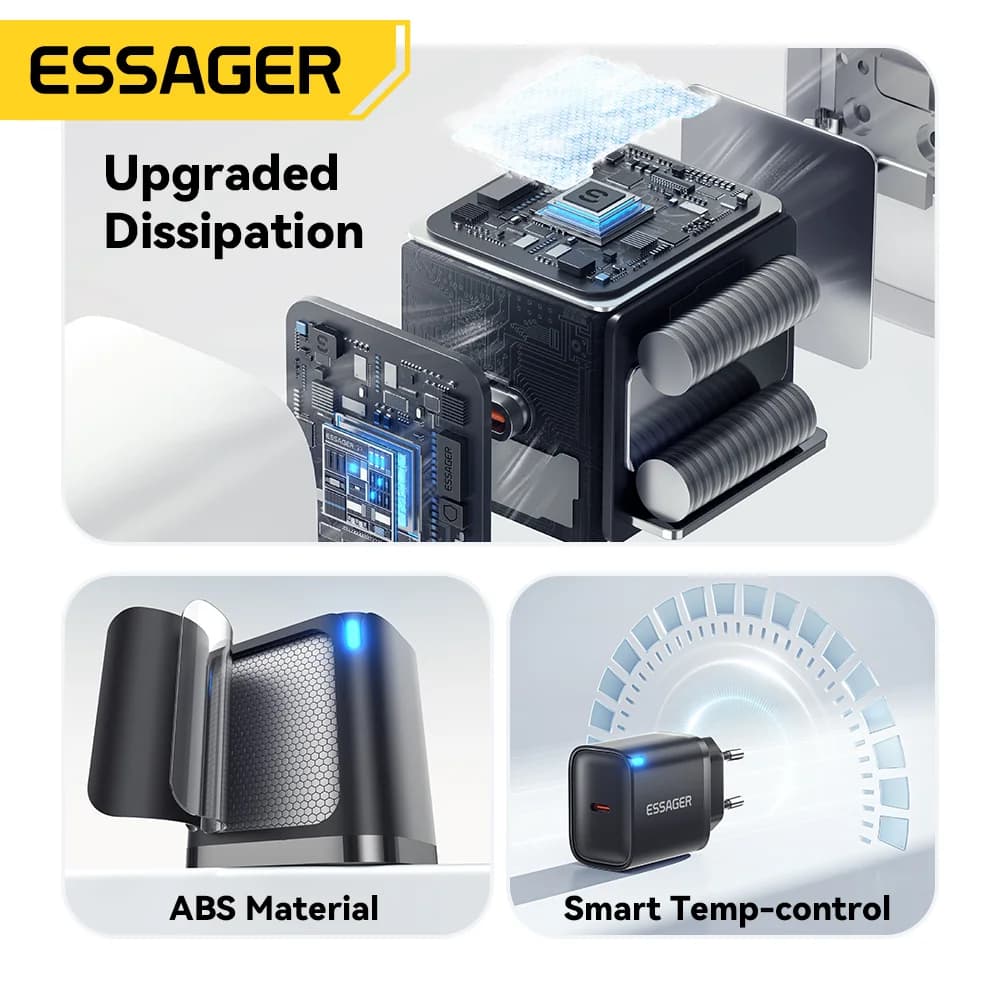 30W Mini USB-C PD hurtigoplader