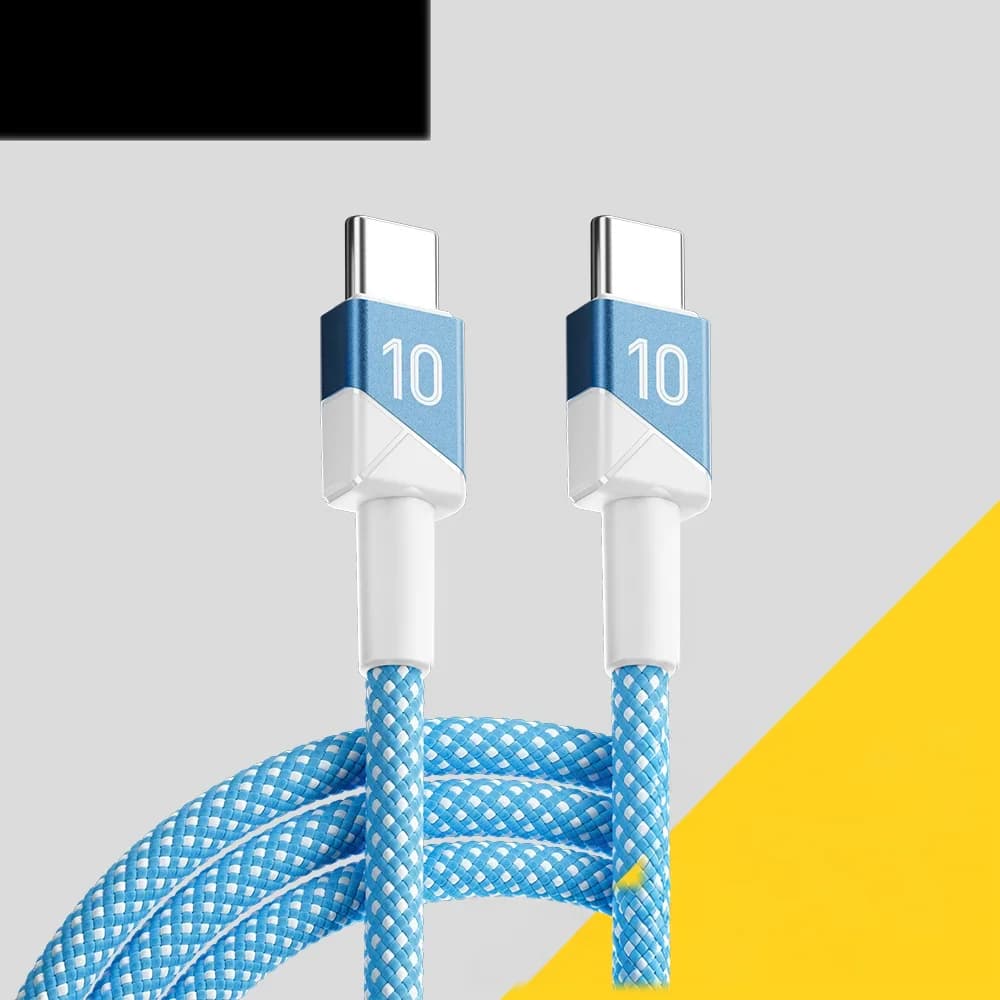 100W 5A USB-C til USB-C Kabel i Holdfarver
