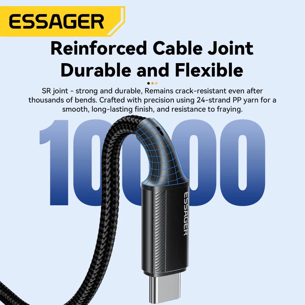 240W USB-C til USB-C PD 3.1 Superhurtig Ladning Kabel