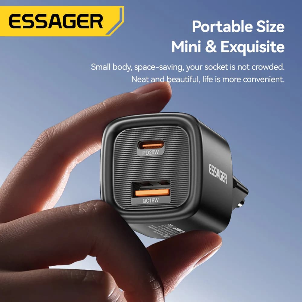 20W USB-C PD Hurtiglader