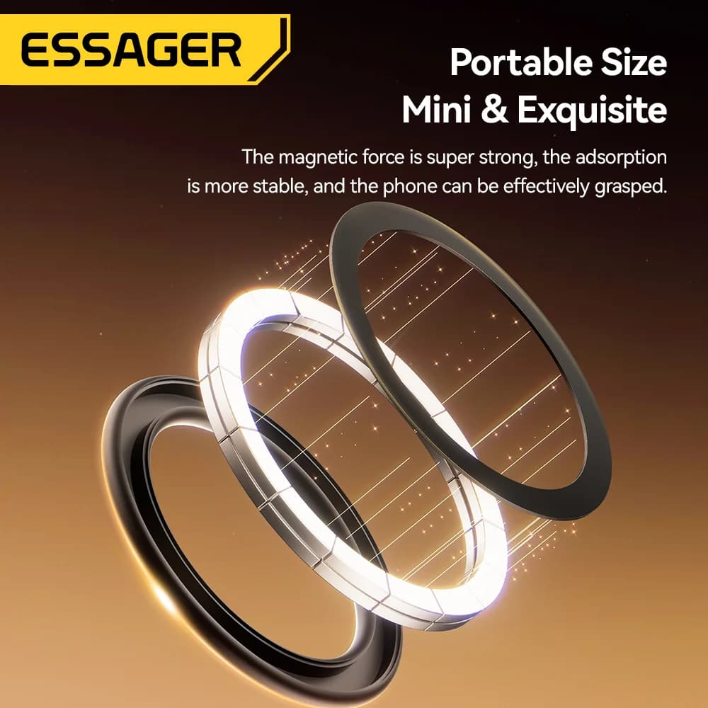 Magnetisk metalring til MagSafe-opladning