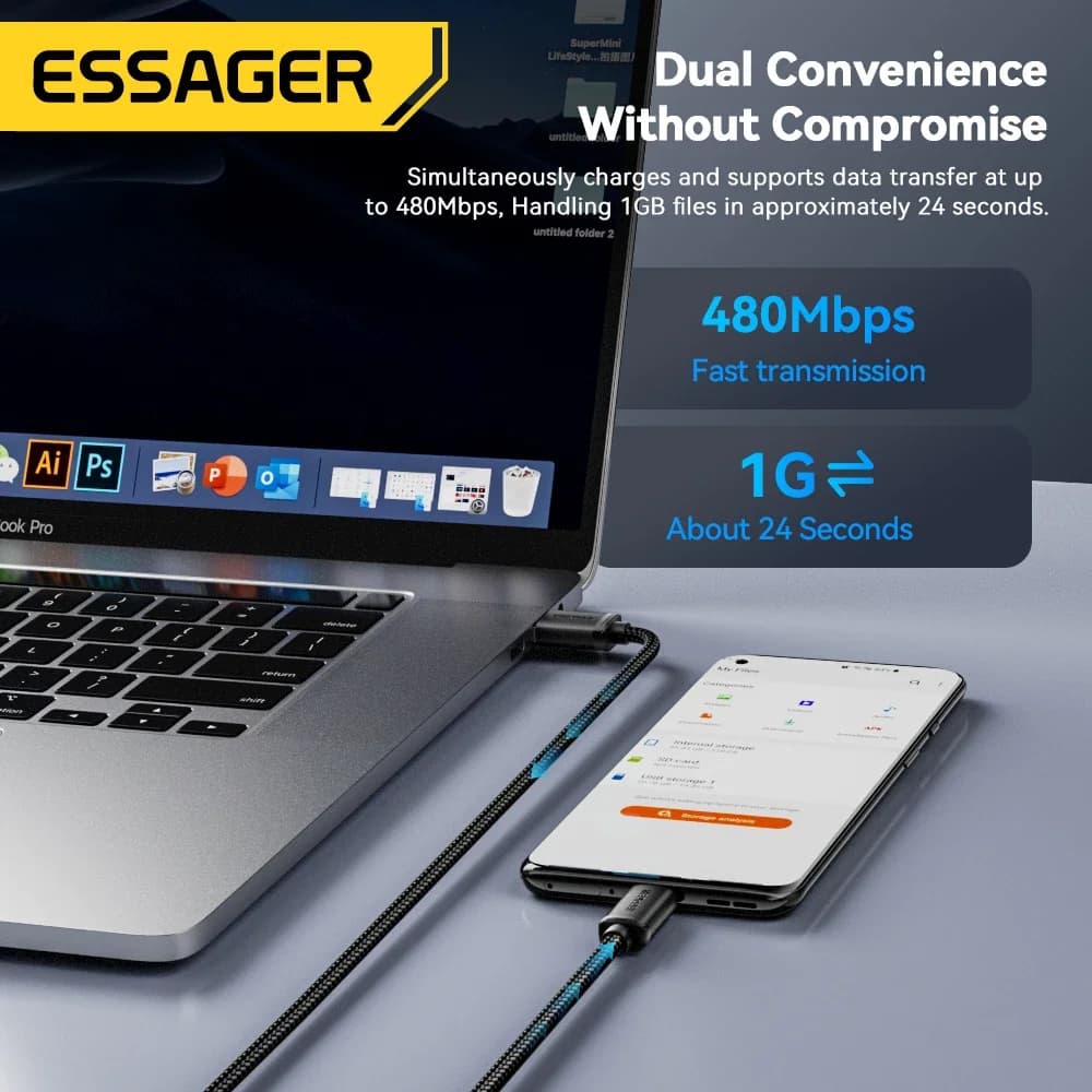 2A Micro USB Fast Charging Data Cable 3m