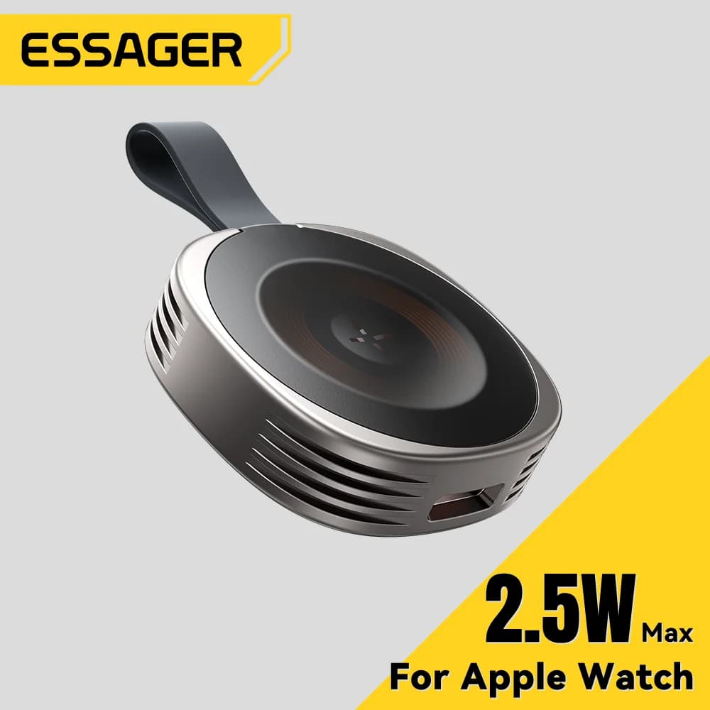 Trådløs magnetisk oplader til smartwatch