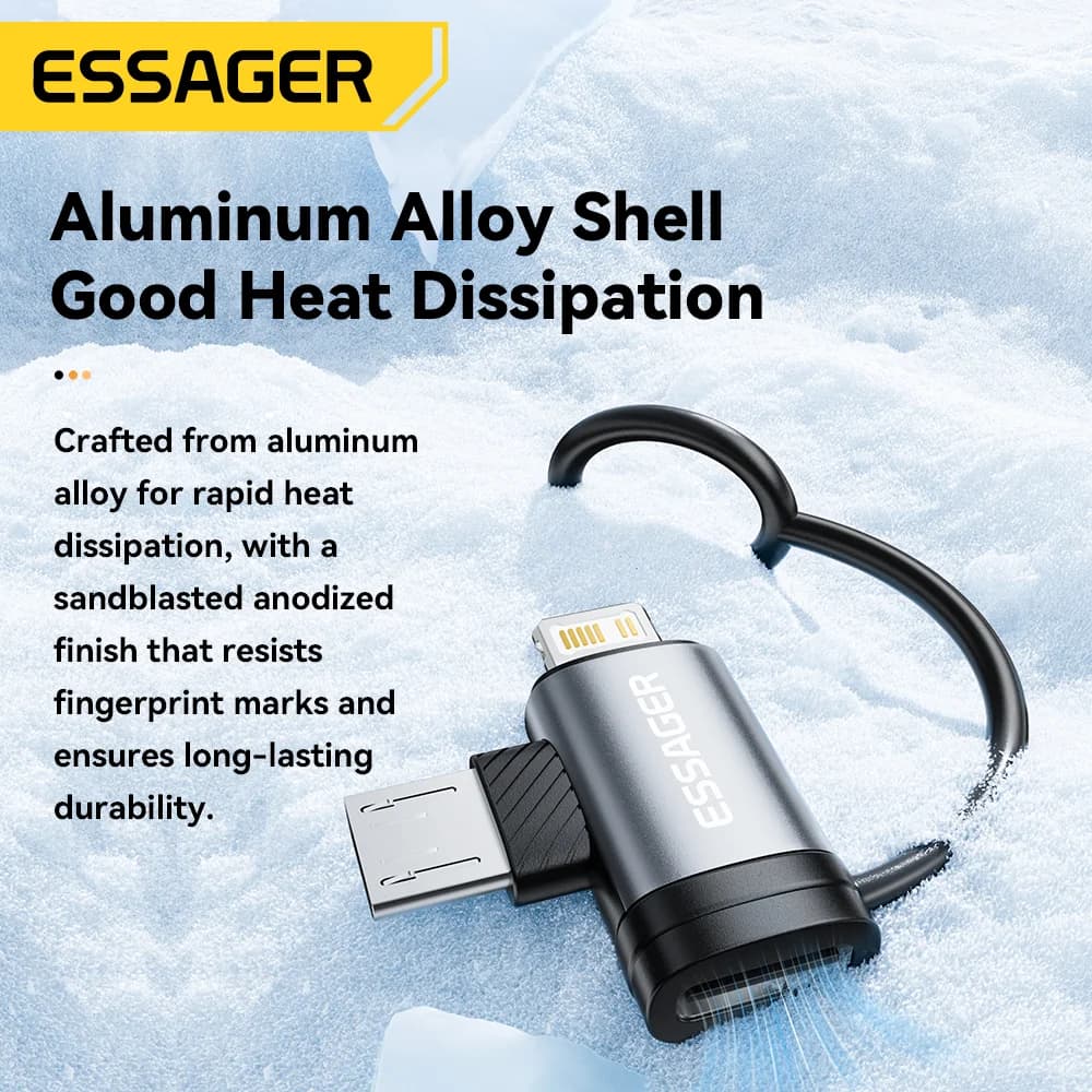 2-i-1 Lightning og Micro USB-adapter