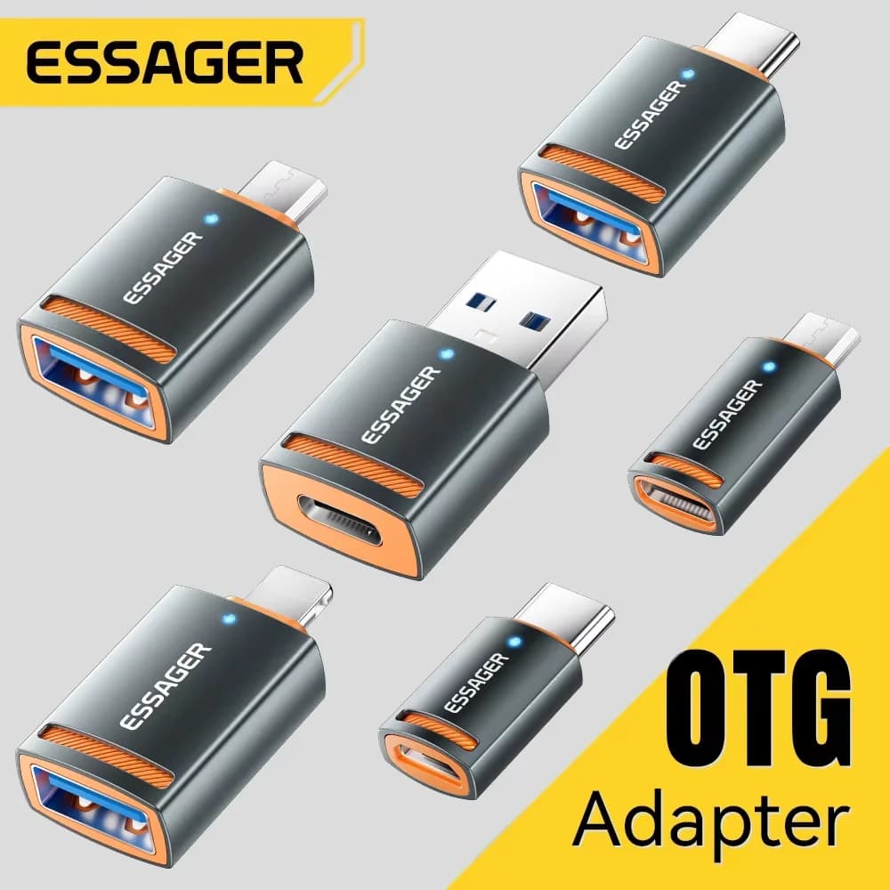 USB 3.0 OTG Adapter Type-C Han til USB-A Hun