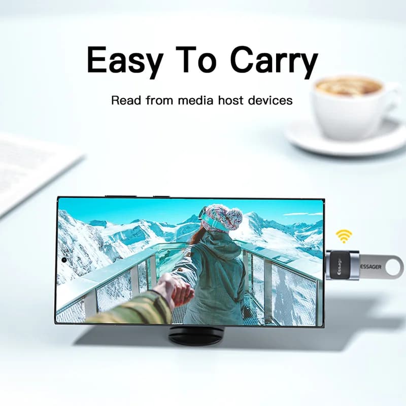 USB-C til Micro USB OTG Adapter