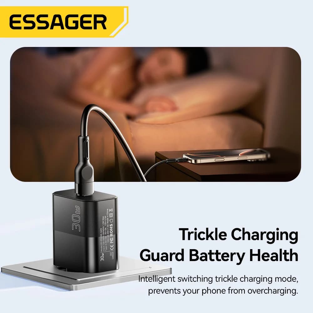 30W USB-C PD rejseoplader