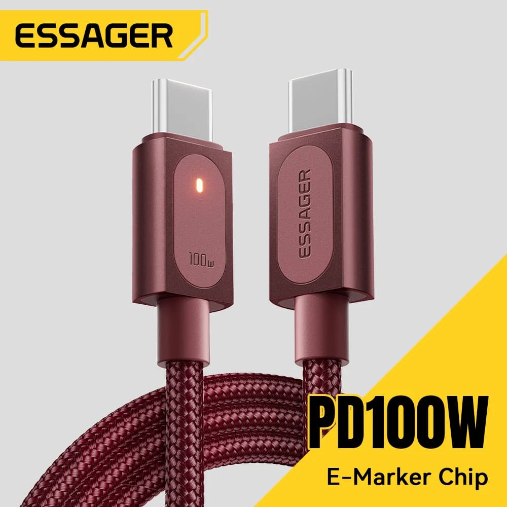 100W USB-C til USB-C hurtigopladerkabel