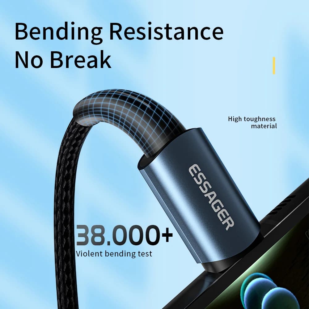100W USB-C PD Hurtigladningskabel