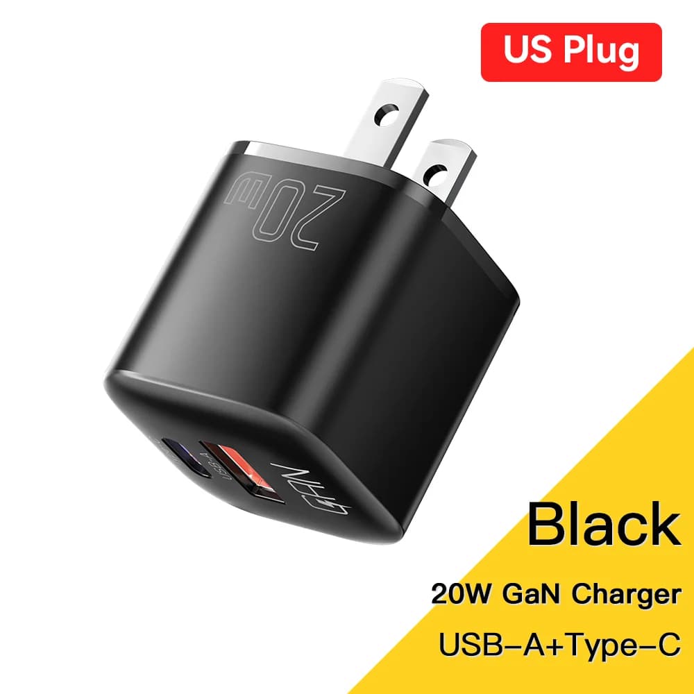 20W GaN USB-C PD Hurtigoplader