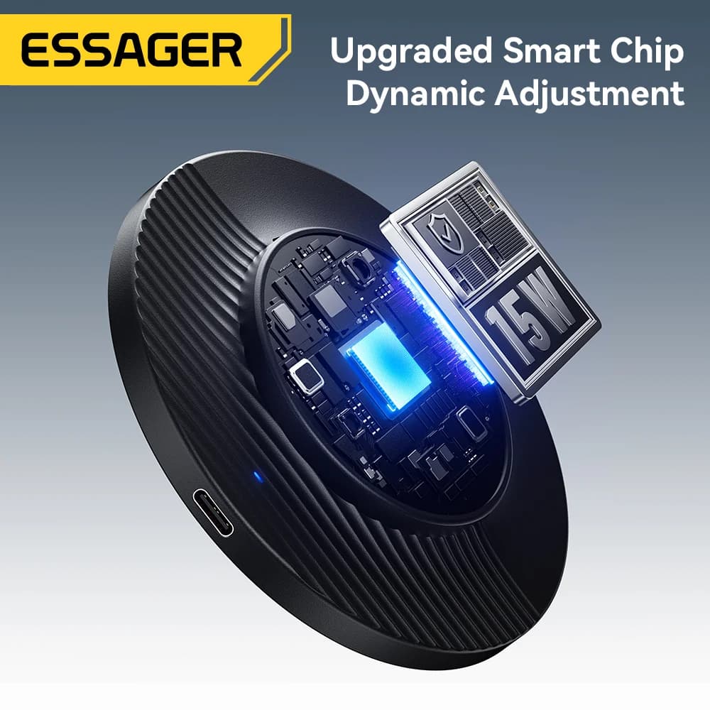 15W magnetisk trådløs opladerpad