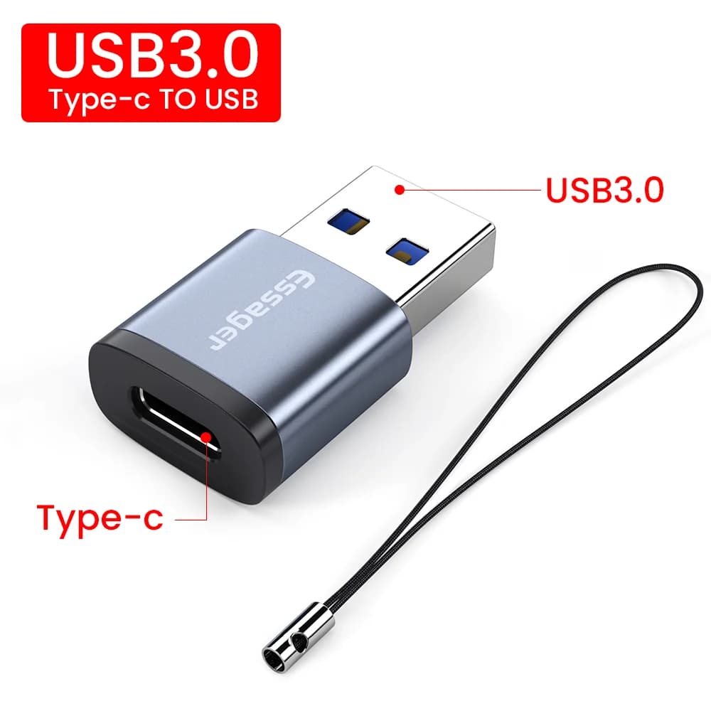 USB Type-C til USB 3.0 hun OTG-adapter