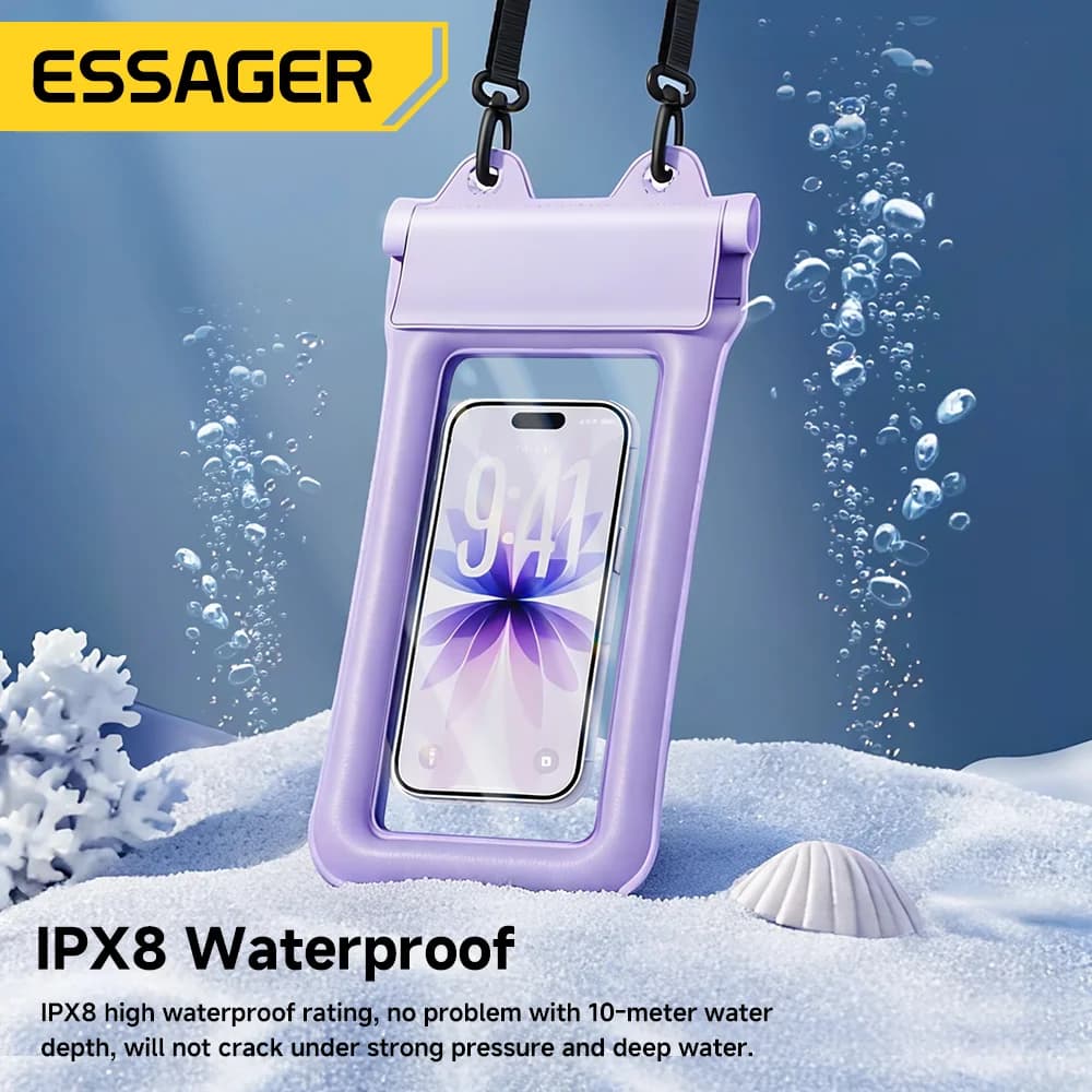 IPX8 vandtæt flydende telefonpose