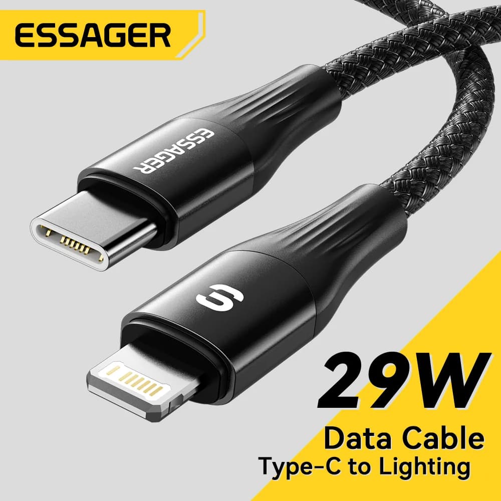 USB-C til Lightning PD hurtigladekabel