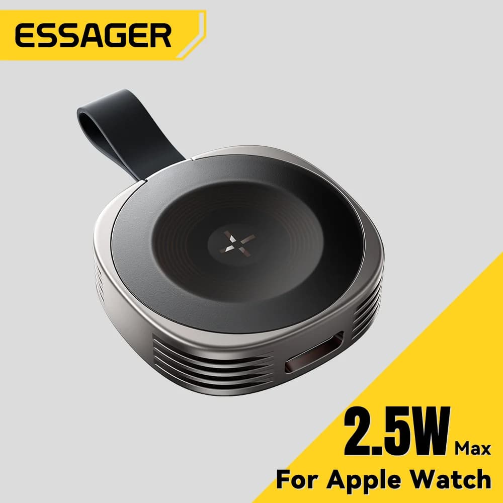 Trådløs magnetisk oplader til smartwatch