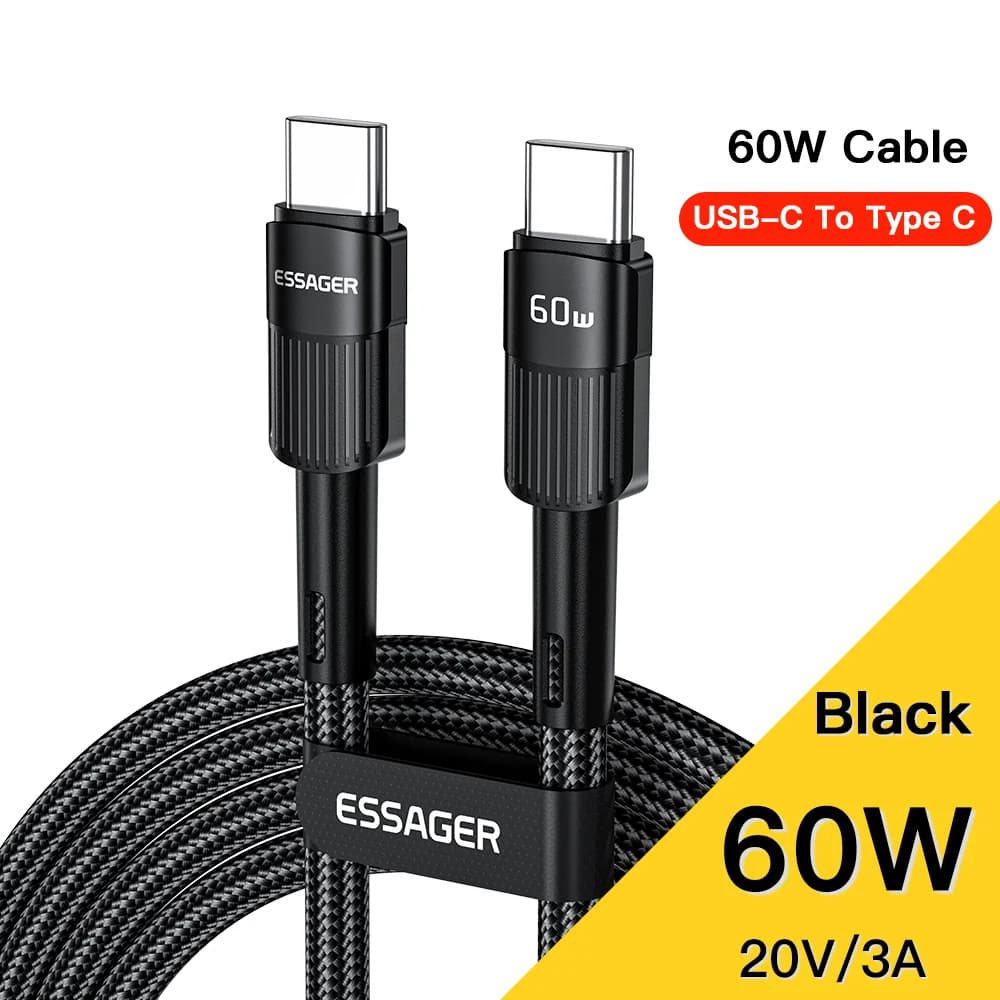 7A USB-C Hurtigladnings- og datakabel 66W
